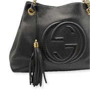 Gucci | Soho Tassel Chain Tote Bag | Leather | Gold Hardware