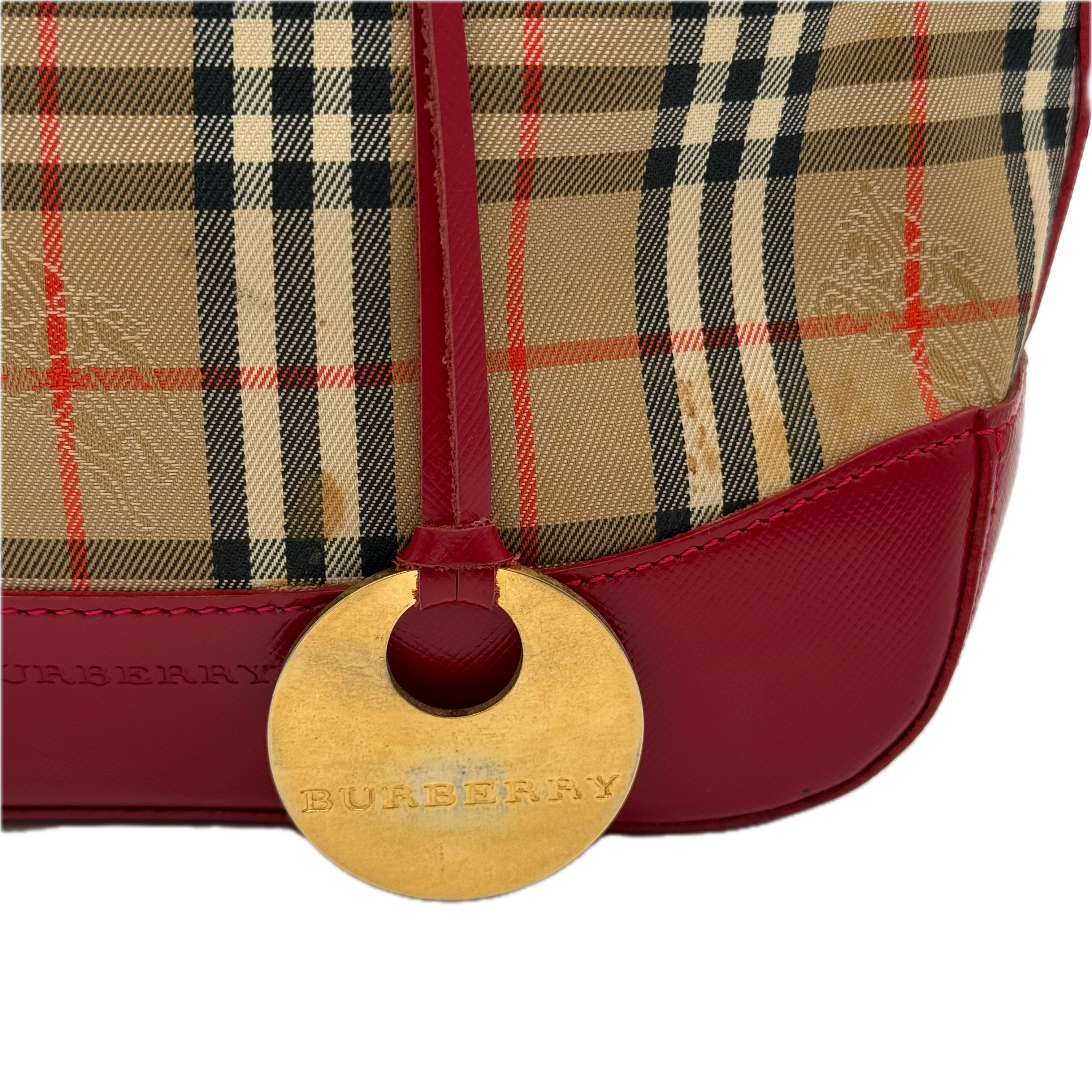 Burberry | Nova Check Handbag | Canvas | Gold Hardware