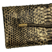 Tom Ford | Ava Clutch Bag | Python Skin| Gold Hardware
