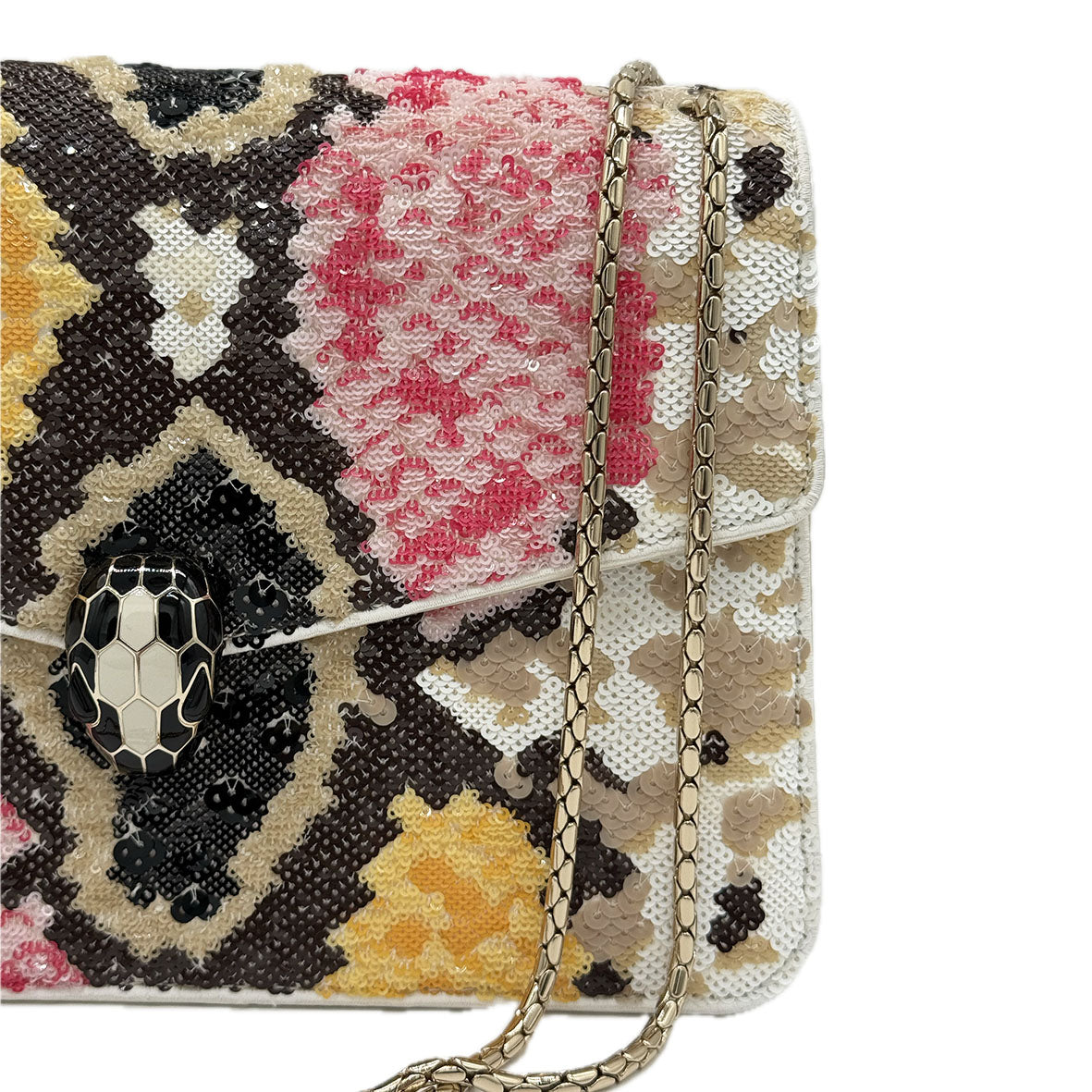 Bvlgari | Serpenti Forever | Sequin Leather | Gold Hardware