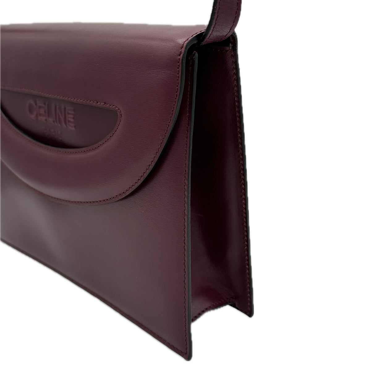 Celine | Vintage Cut Out Handbag | Leather