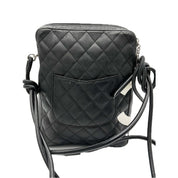 Chanel | Vintage Cambon Crossbody Messenger Bag | Lambskin | Silver Hardware