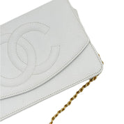 Chanel | Vintage Caviar Wallet on Chain | Caviar Leather | Gold Hardware