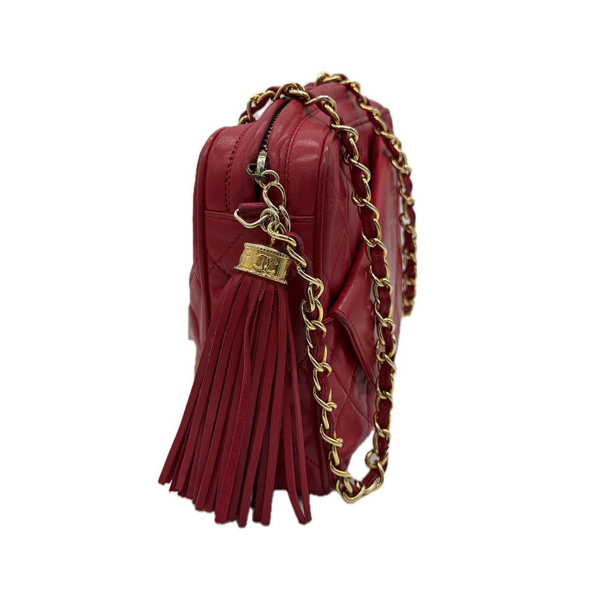 Chanel | Matelasse Fringe Crossbody Bag | Lambskin |Gold Hardware
