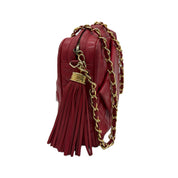 Chanel | Matelasse Fringe Crossbody Bag | Lambskin |Gold Hardware