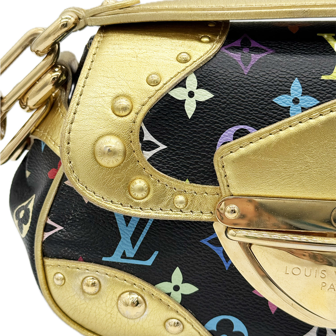 Louis Vuitton | Murakami “Eye Love You” POCHETTE bag | Canvas | Gold Hardware
