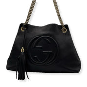 Gucci | Soho Tassel Chain Tote Bag | Leather | Gold Hardware