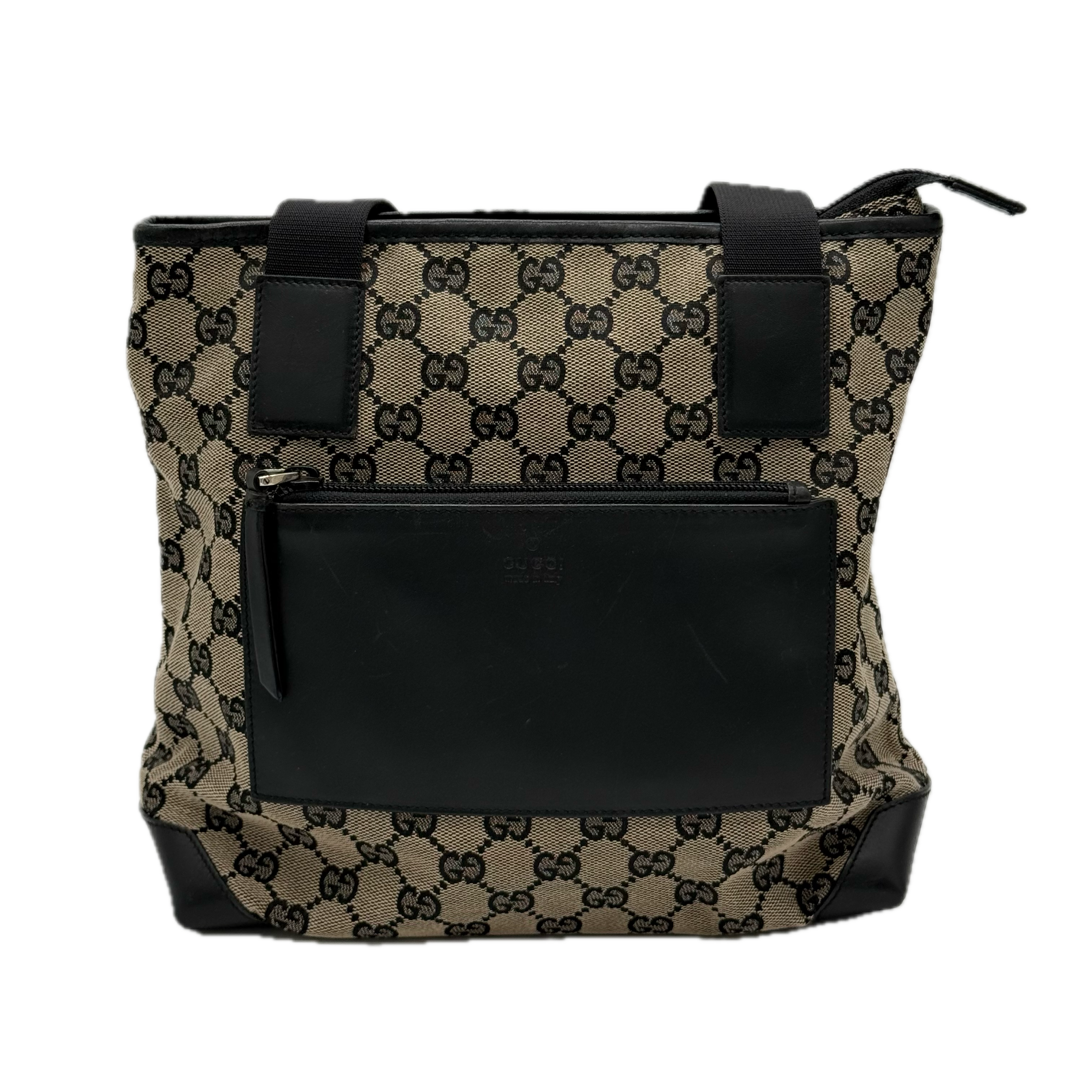 Gucci | GG Tote Bag | Canvas |Silver Hardware