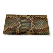 Fendi | Peekaboo Wallet | Python | Silver Hardware