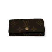 LV | Monogram Key Holder Case | Canvas | Gold Hardware
