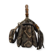 Gucci | 1947 with Bamboo Handle | Python | Gold Hardware