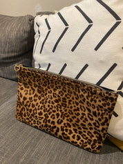 Salvatore Ferragamo Leopard Print Clutch