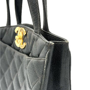 Chanel | Matelasse Tote | Caviar Skin | Gold Hardware