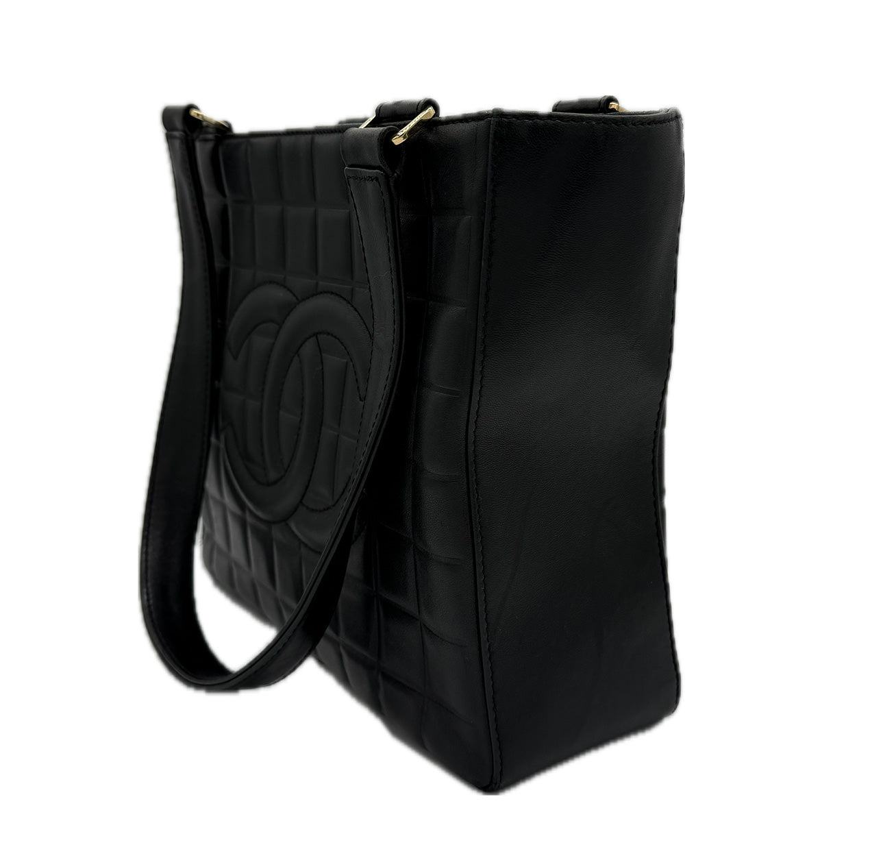 Chanel | Choco Bar Handbag | Lambskin | Gold Hardware