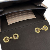 Fendi | Kaligraphy Chain Bag |Python | Gold Hardware