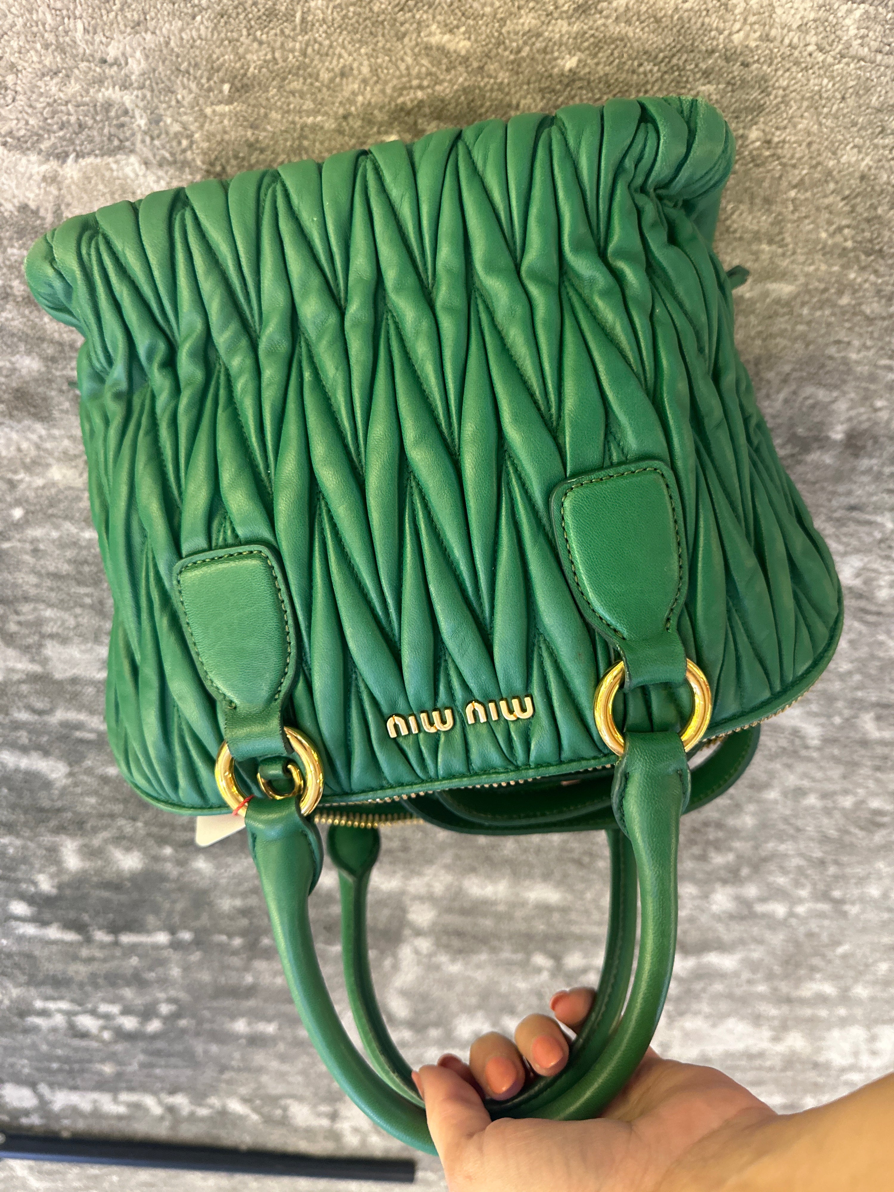 Miu miu green bag