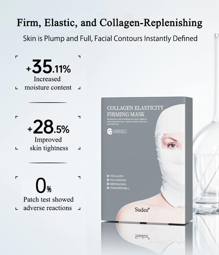 Collagen Elasticity Firming Mask, Pore Minimizing, Elasticity Improvement