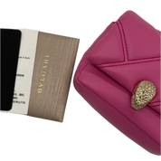 Bvlgari | Serpenti Mini Crossbody bag | Leather |Gold Hardware