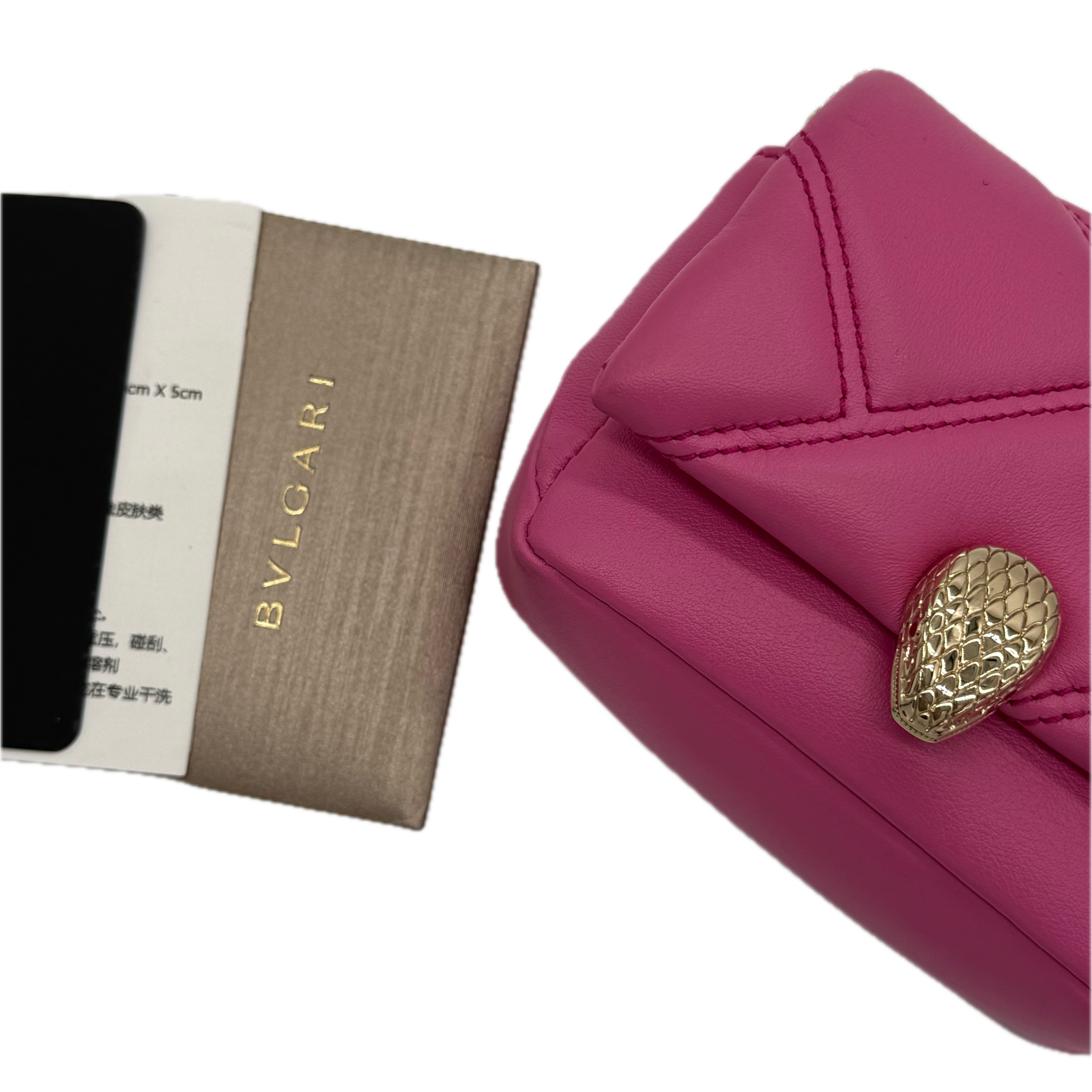 Bvlgari | Serpenti Mini Crossbody bag | Leather |Gold Hardware