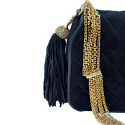 Chanel | Vintage Camera Bag | Suede | Gold Hardware