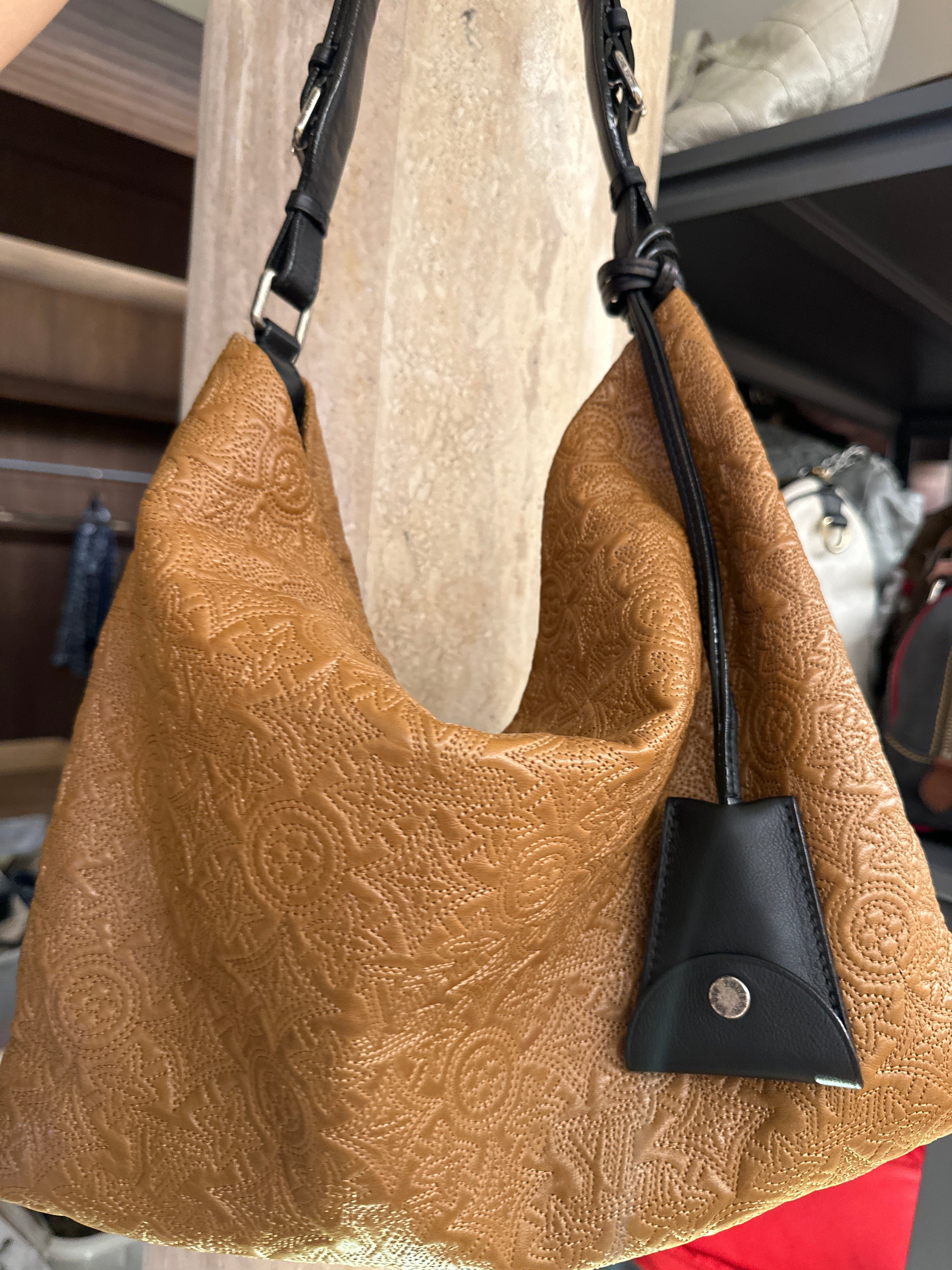 Lv caramel tote