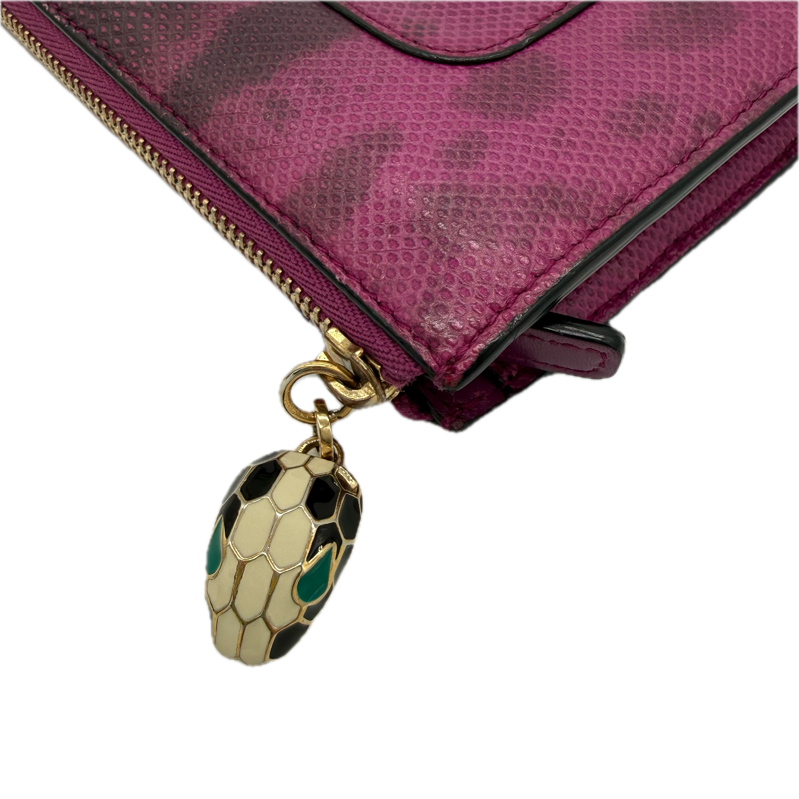Bvlgari | Serpenti Long Wallet | Gold Hardware
