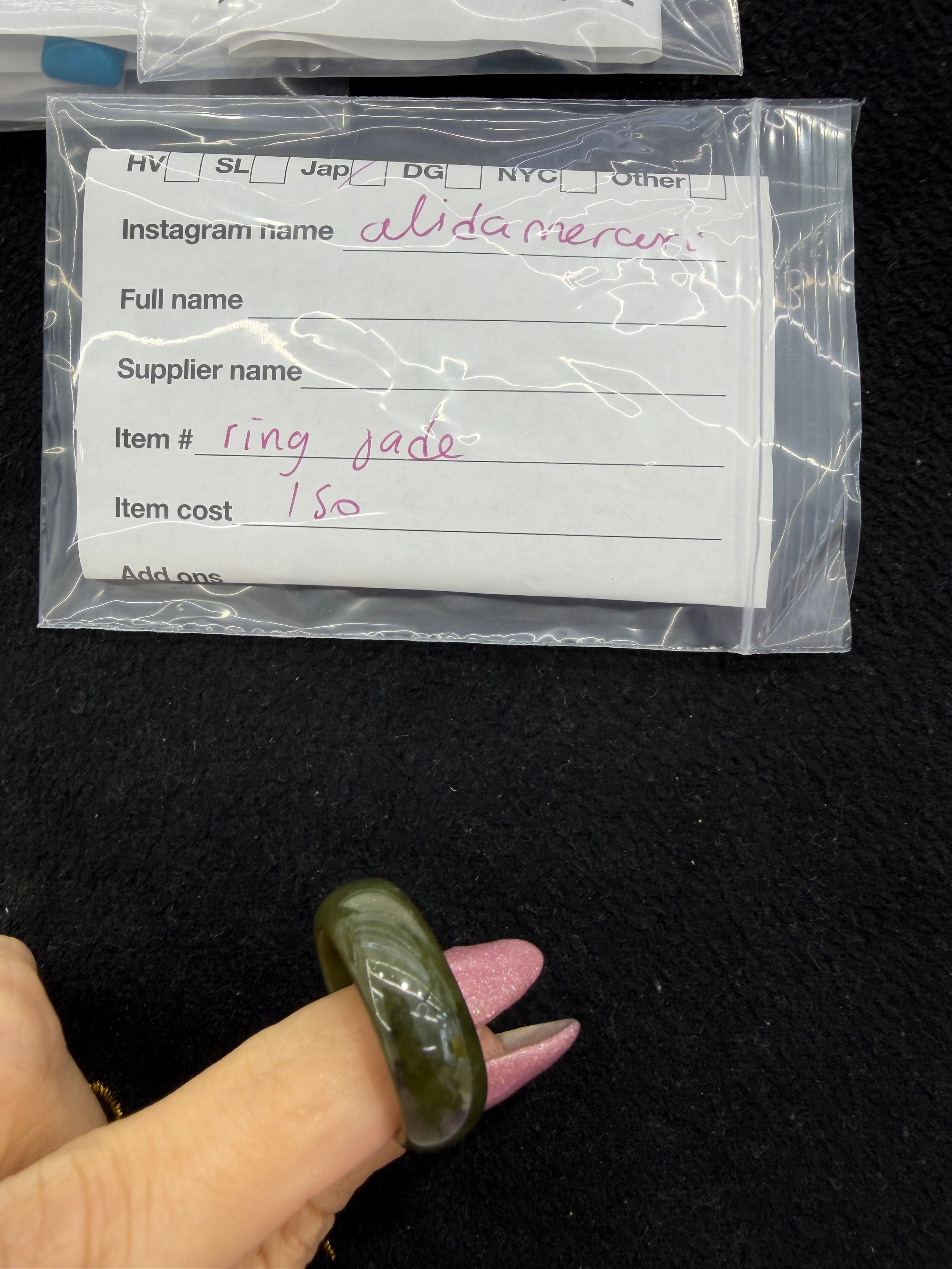 Alidamercuri jade ring