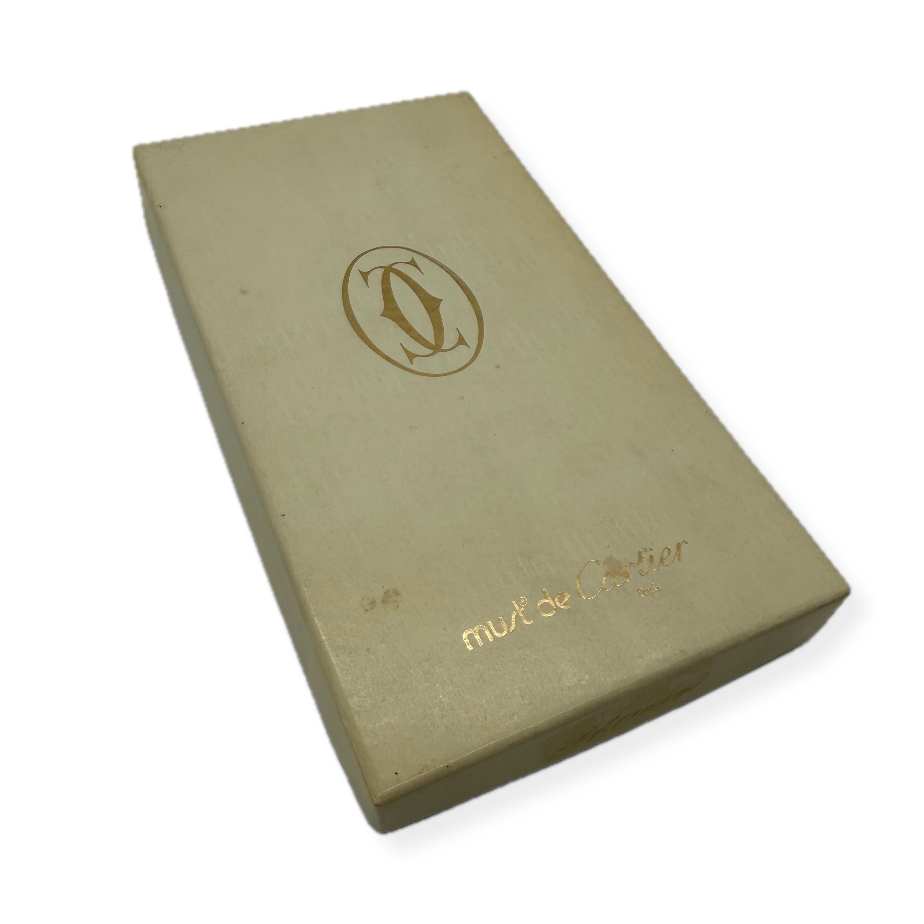 Cartier | Must de Cartier Bifold Long Wallet | Leather |Gold Hardware