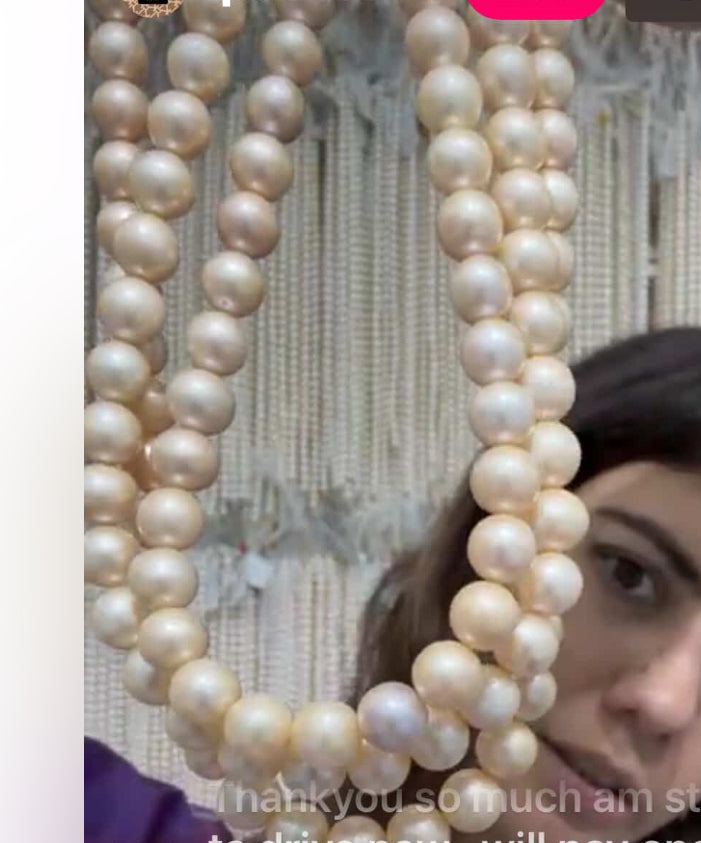 Moiradurivage pearls strands x 2