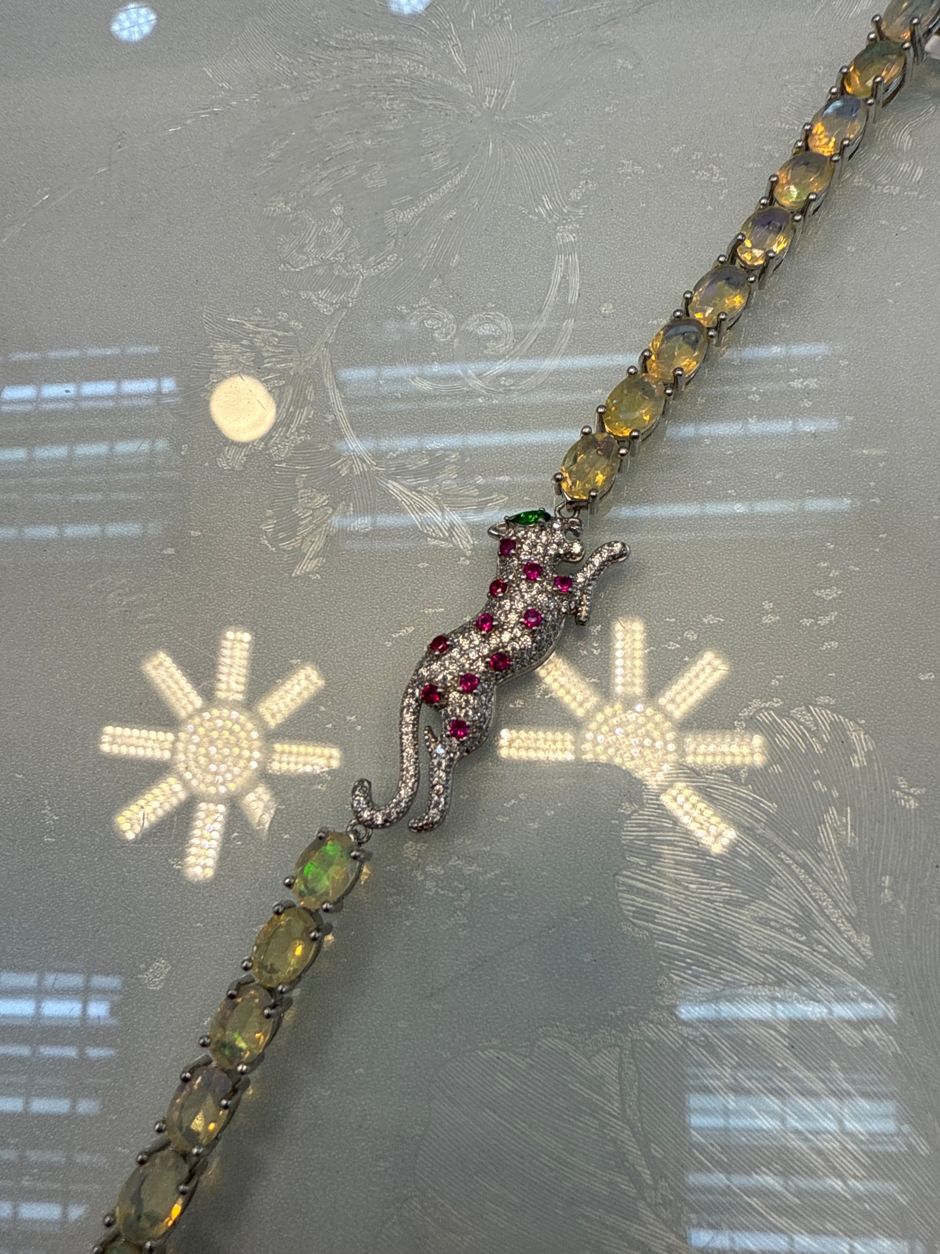 Opal with panther bracelet nursepalmer bkk