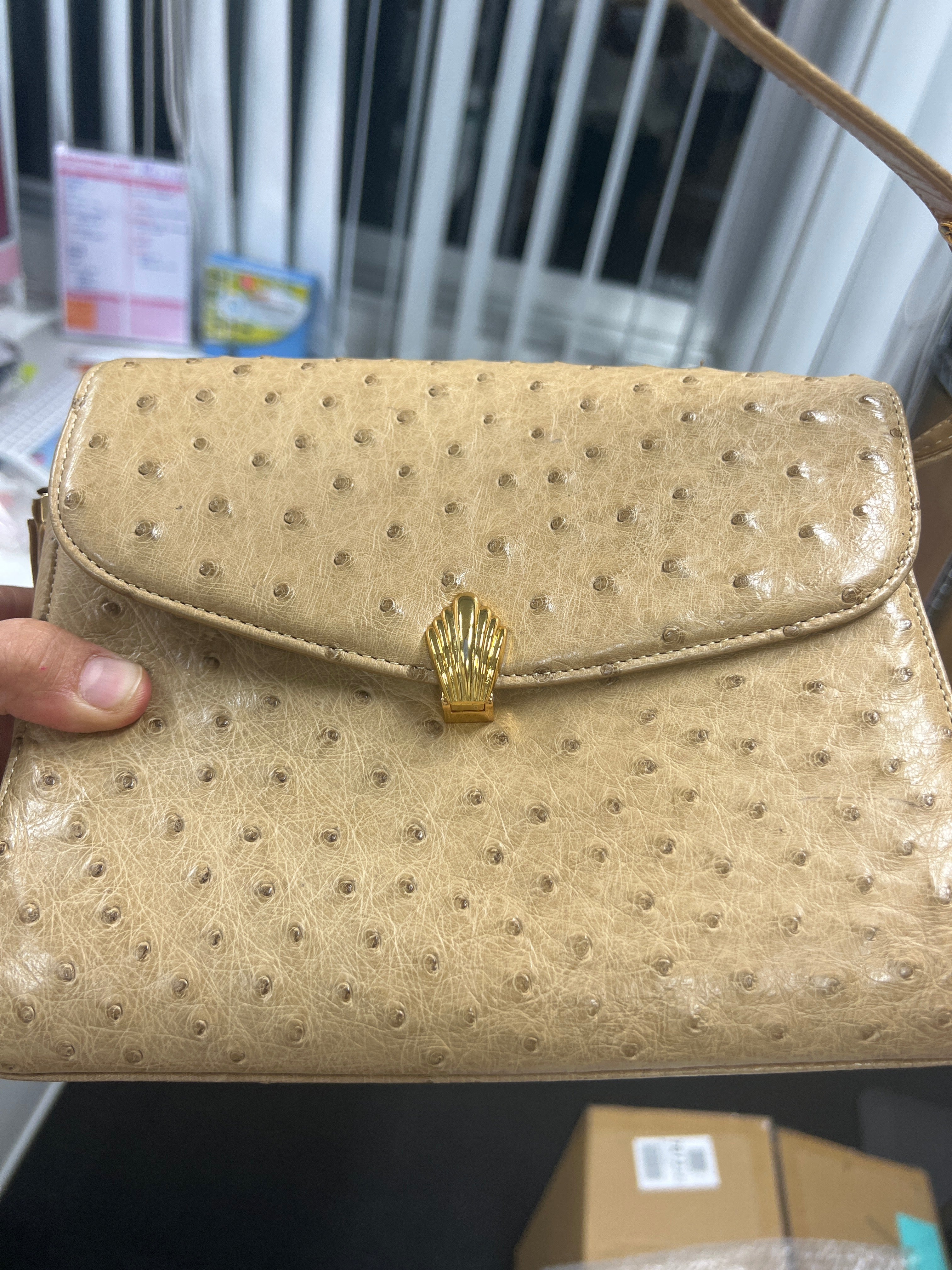 Mkdepedro-JRA beige ostrich-jp