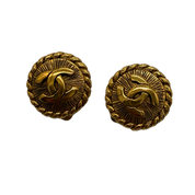 Chanel | CC Logo Clip-on | Gold Plated