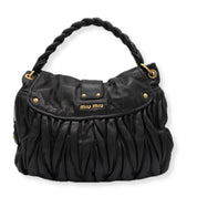 Miu Miu | Matelassé Coffer Hobo Bag | Leather | Gold Hardware