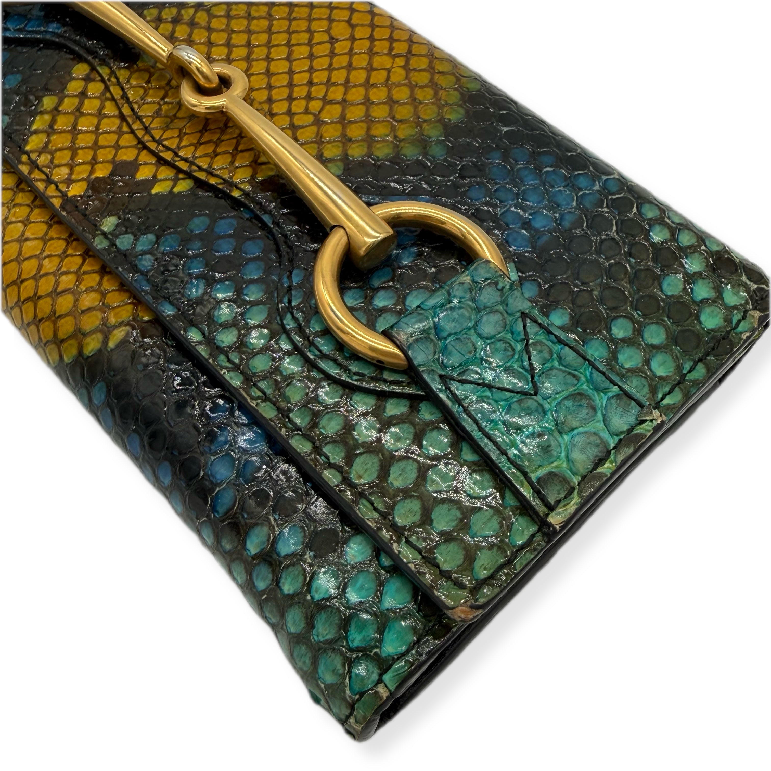Gucci | Horsebit Wallet | Python Skin