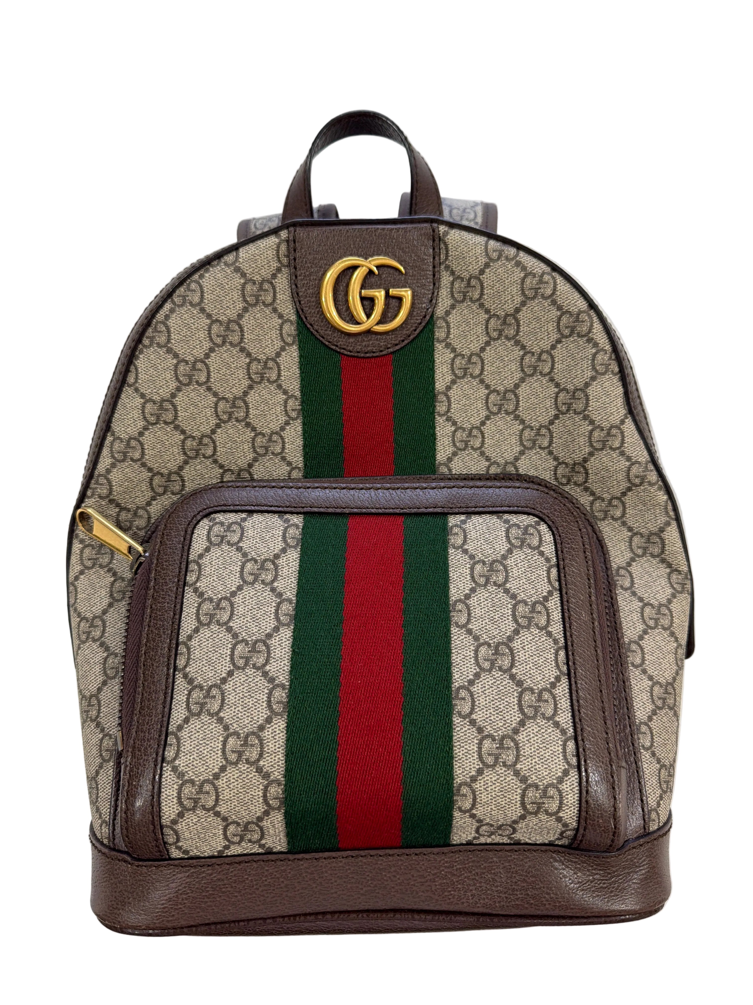 Gucci | Monogram Ophidia Backpack (Good Condition) - Cons