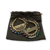 Emilio Pucci | Hoop Earrings | Gold Hardware