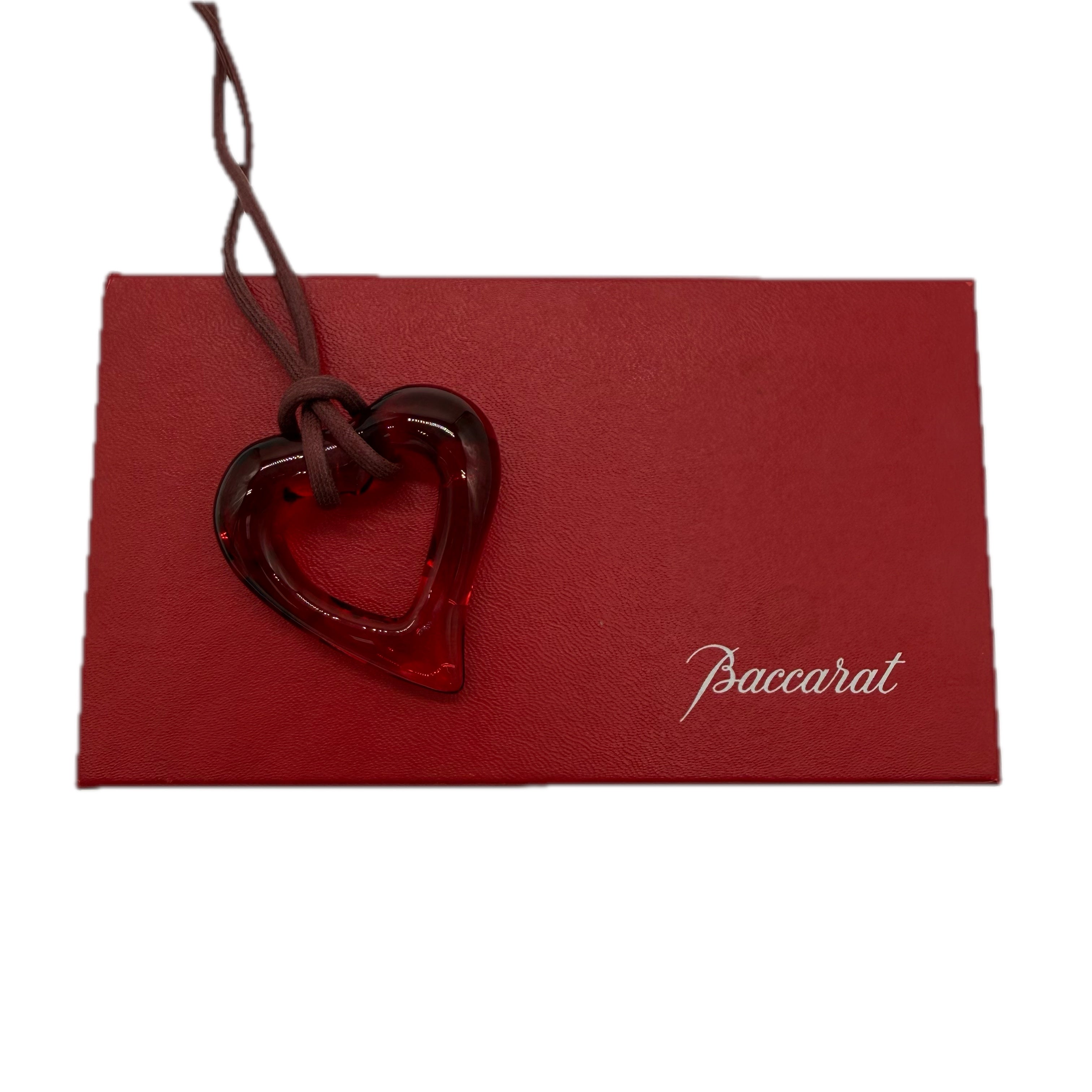 Baccarat | Heart Crystal Necklace
