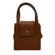 Bvlgari | Turn-lock Clasp HandBag | Leather |Gold Hardware