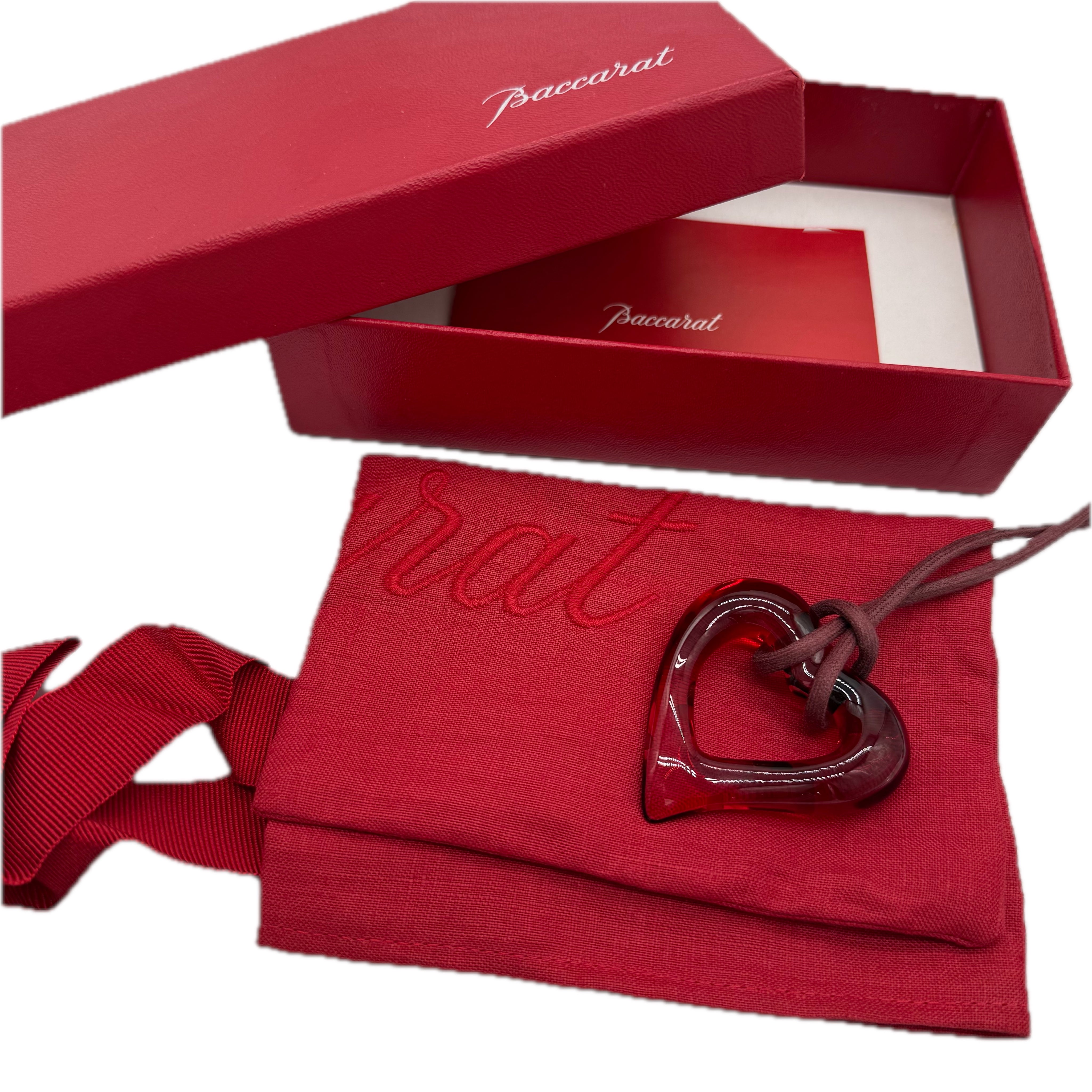 Baccarat | Heart Crystal Necklace