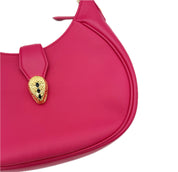 Bvlgari | Serpenti leather handbag | Hot Pink Leather | Gold Hardware