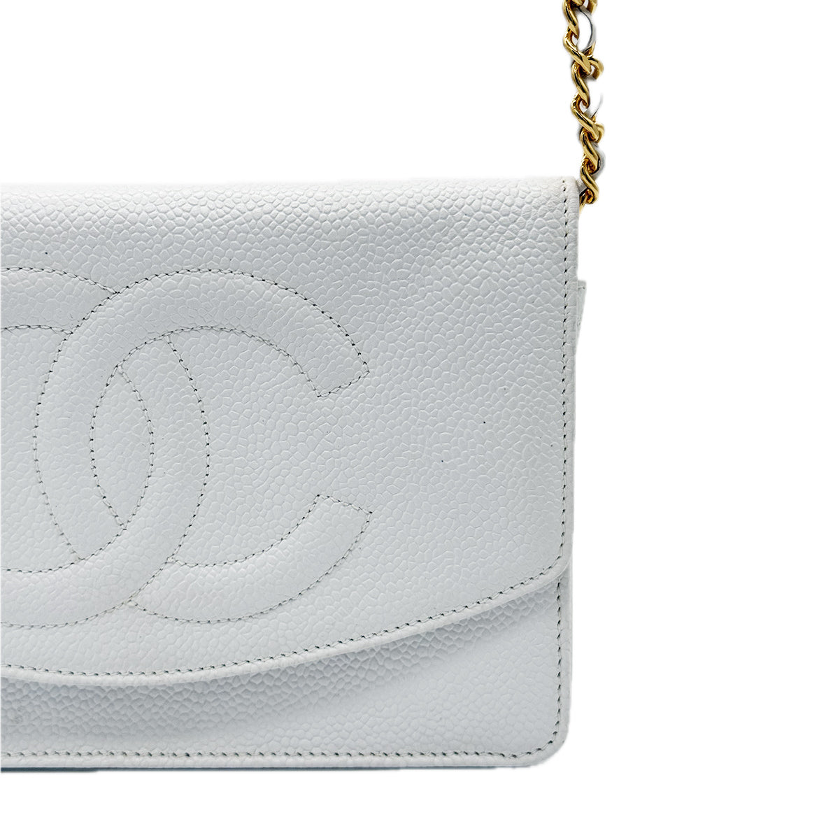 Chanel | Vintage Caviar Wallet on Chain | Caviar Leather | Gold Hardware