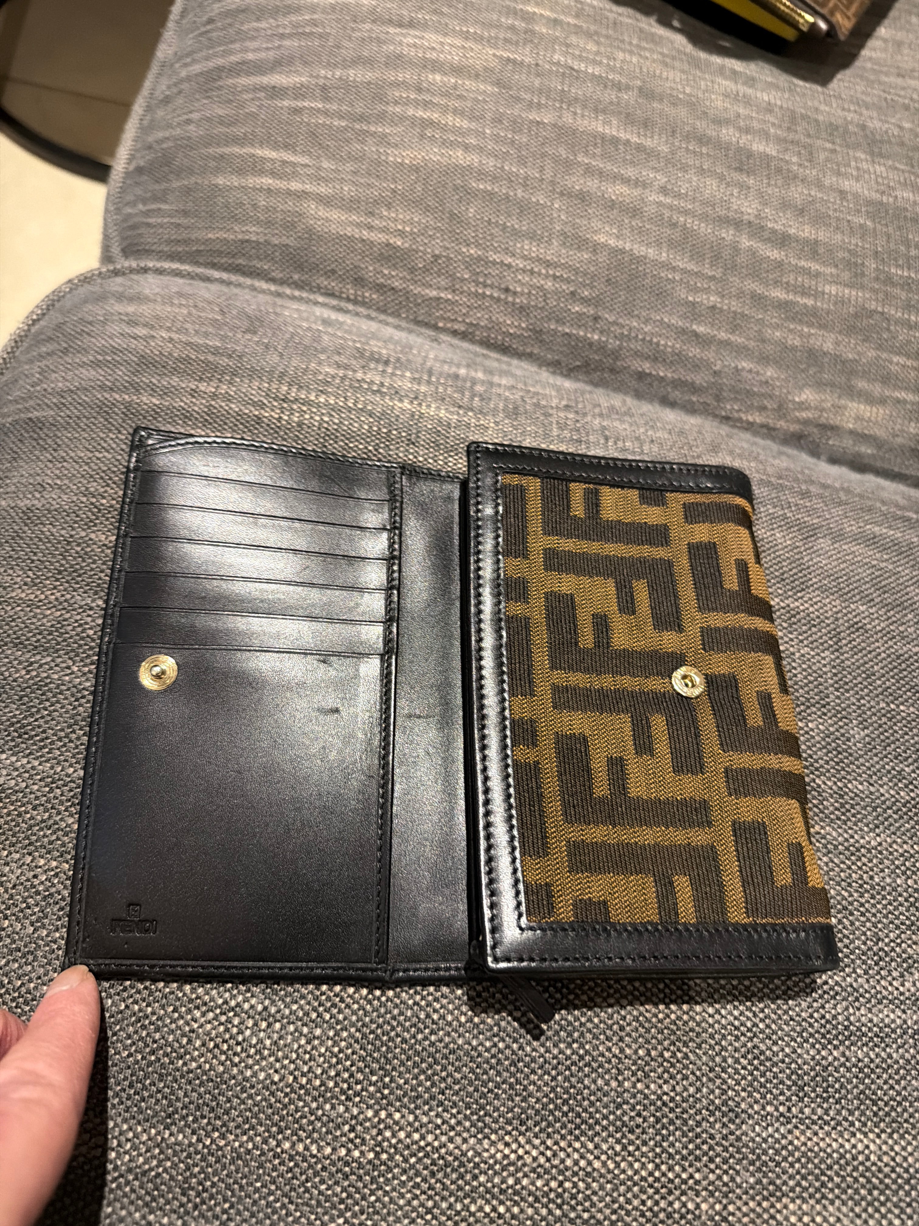 Fendi small Zucca wallet