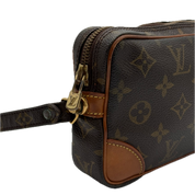 Louis Vuitton | Monogram Clutch Bag | Coated Canvas | Gold Hardware