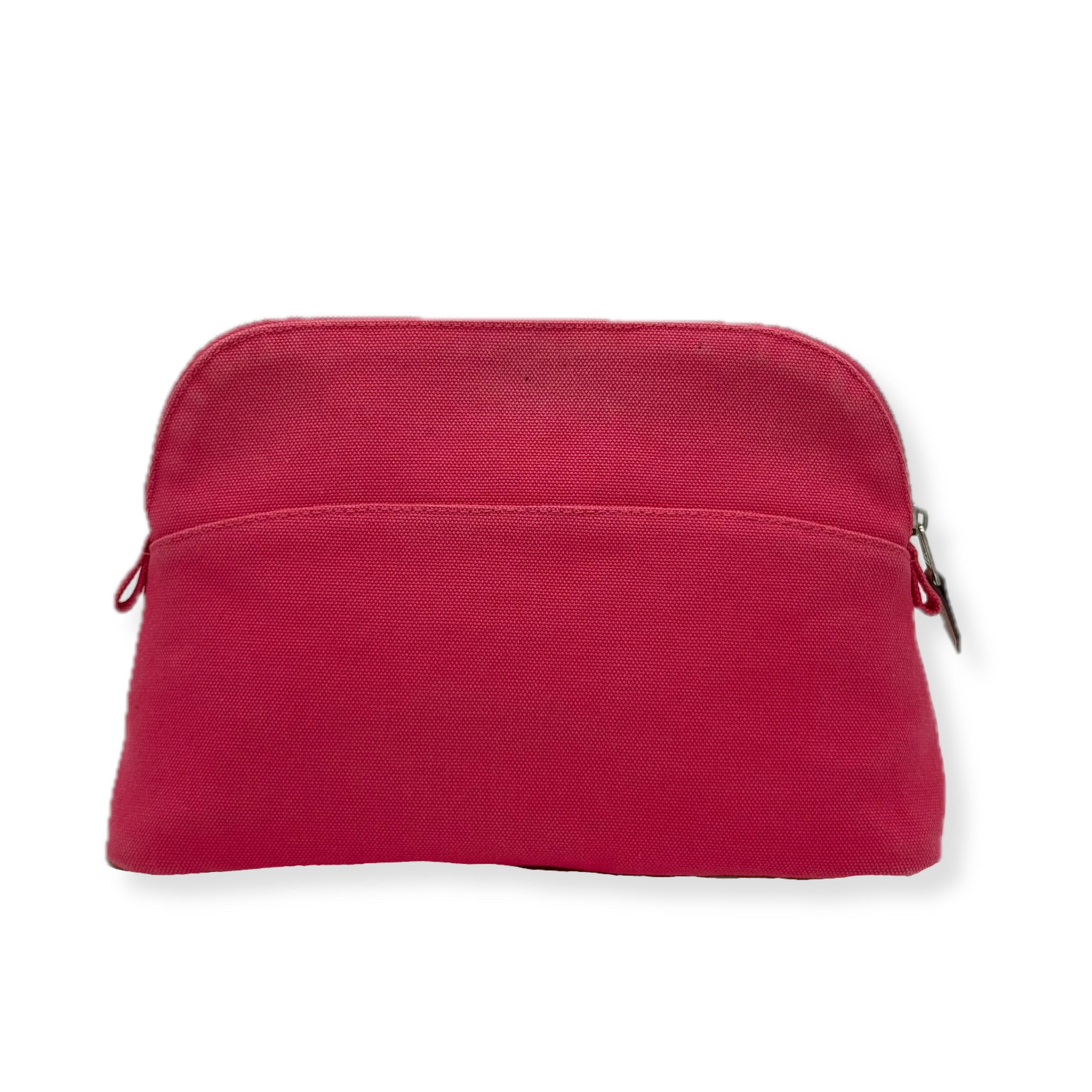 Hermes | Bolide Pouch | Canvas | Silver Hardware
