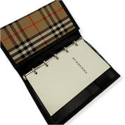 Burberry | Nova Check Agenda Planner | Canvas | Silver Hardware