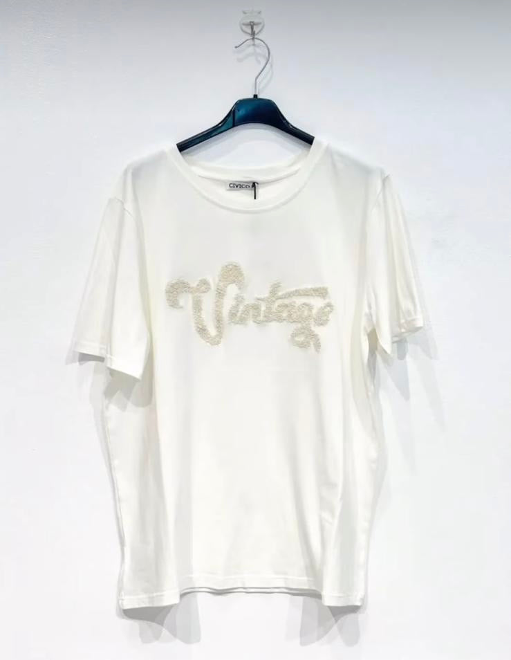Vintage Tee Cream - Linda