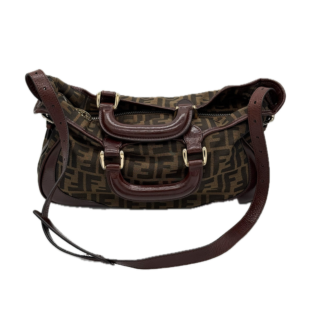 Fendi | Vintage Zucca FF Top Handle | Canvas | Silver Hardware