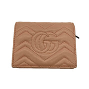 Gucci | GG Marmont Card Case Wallet | Leather | Gold Hardware
