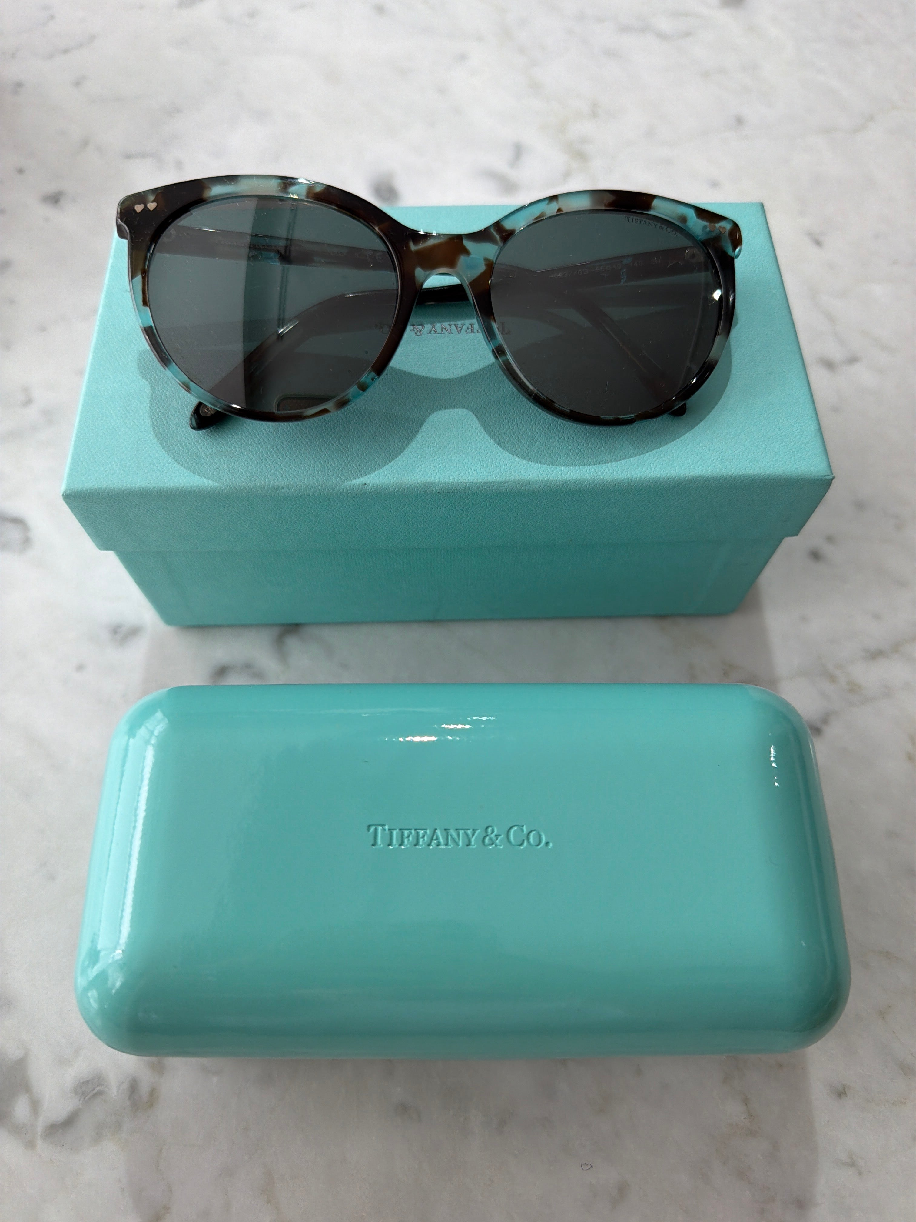 Tiffany & Co | Brown and Blue Sunglasses