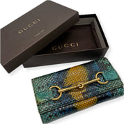 Gucci | Horsebit Wallet | Python Skin